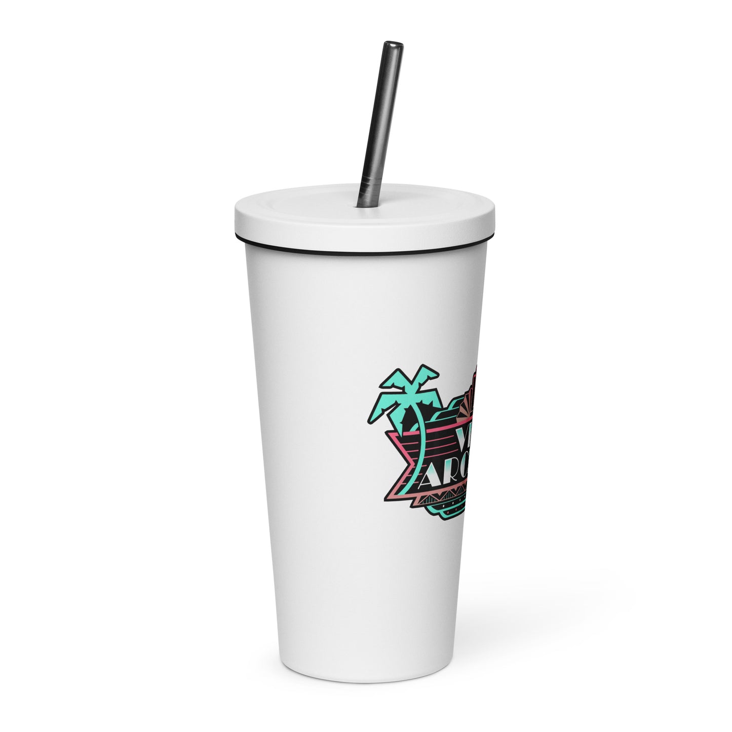 Video Archives Screening Room Insulated Tumbler (with a Straw!)